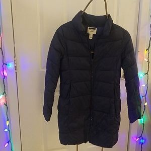 Forever 21 Navy Puffy Jacket